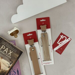 بند پستونک چرم کمپانی 12 | بند محکم و شیک برای پستونک نوزاد